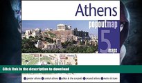 FAVORITE BOOK  Athens PopOut Map: pop-up city street map of Athens city center - folded pocket