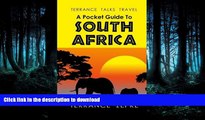 FAVORIT BOOK Terrance Talks Travel: A Pocket Guide to South Africa by Terrance Zepke (10-Jan-2015)