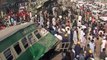 15 killed as trains collide near Karachi's Landhi Railway Station