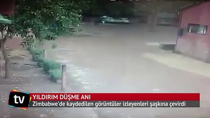 Genç kadına yıldırım çarptı