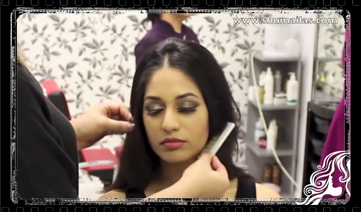 Indian, Pakistani, Asian Bridal Hair Style Tikka & Dupatta Setting Tutorial Wedding Hairstyles