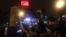 Watch the moment these Cubs fans saw their team win