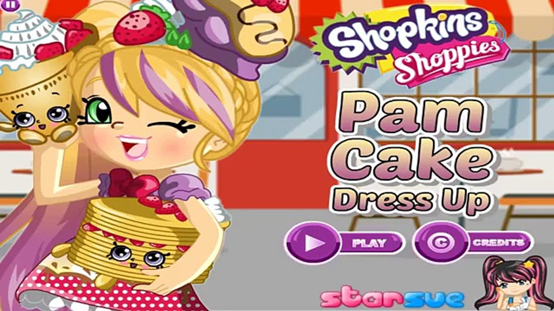 shopkins shoppies pam cake