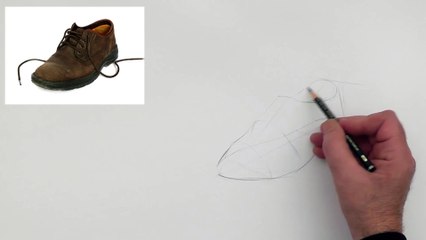 Self-Learning | How to Draw a Shoe | Academic Drawing