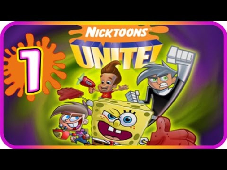 Nicktoons Unite Walkthrough Part 1 (PS2, Gamecube) The Ghost-Zone Prison + Boss