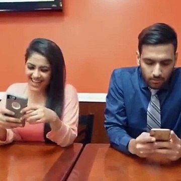 Woman laughing on the phone - Uncontrollably laughing (Funny laugh)