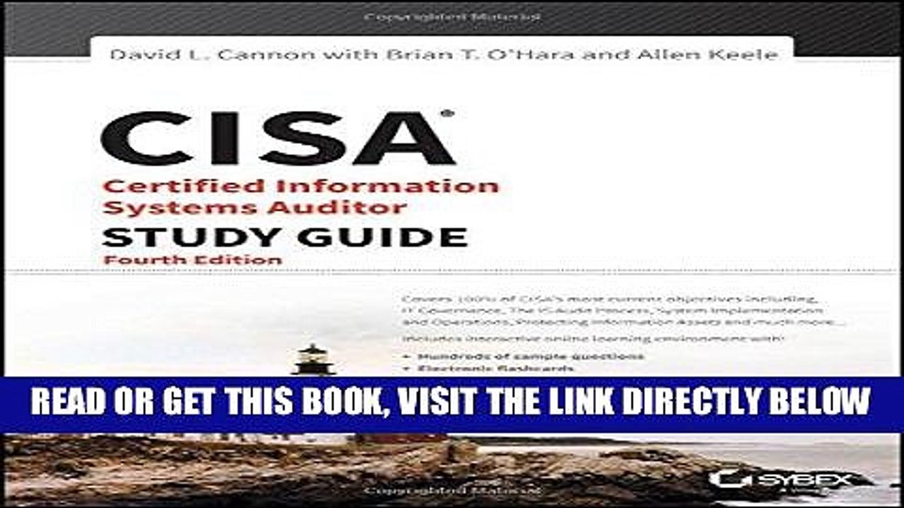 [PDF] CISA: Certified Information Systems Auditor Study Guide Full Collection