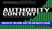 [PDF] Authority Content: The Simple System for Building Your Brand, Sales, and Credibility Full