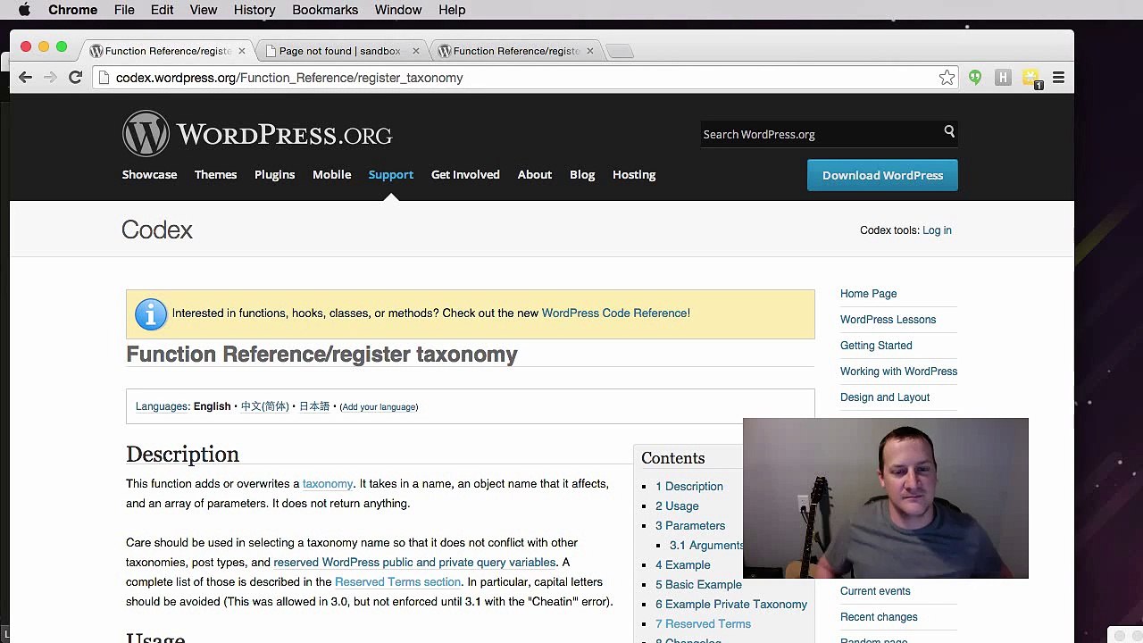 How to Create a Custom WordPress Taxonomy Part 7 - YouTube