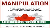 Ebook Manipulation: Proven Manipulation Techniques To Influence People With NLP, Mind Control and