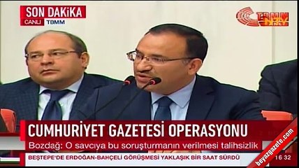 Bekir Bozdağ: O savcının verilmesi talihsizlik