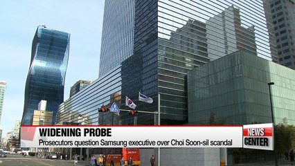 Prosecutors question Samsung executive over Choi soon-sil probe