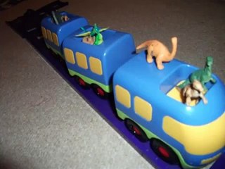 Dinosaur Train Christmas Tree Crash!!!!