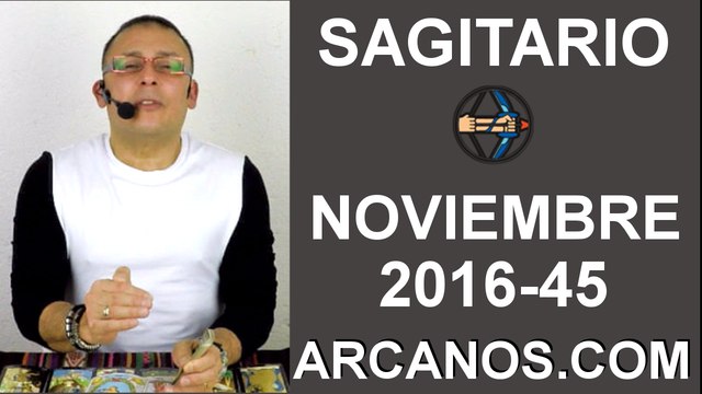 SAGITARIO HOROSCOPO SEMANAL 30 OCTUBRE a 5 NOVIEMBRE 2016-ARCANOS.COM
