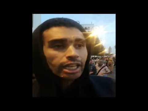 الأن من الرباط الاطر العليا المعطلة تتضامن مع محسن فكري بائع السمك بالحسيمة . #كلنا محسن_فكري