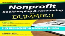 Best Seller Nonprofit Bookkeeping and Accounting For Dummies Free Read