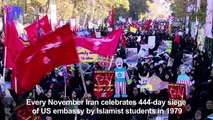 Iranians hold anti-US rally for anniversary of hostage crisis