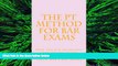 FAVORITE BOOK  The PT Method For Bar Exams: How the bar champions won the big score