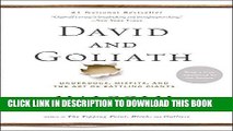 Read Now David and Goliath: Underdogs, Misfits, and the Art of Battling Giants PDF Book