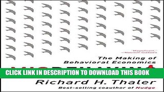 Ebook Misbehaving: The Making of Behavioral Economics Free Read