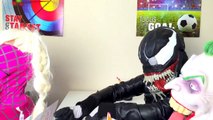 Spiderman vs Joker vs Venom Prank! w/ Pink Spidergirl, Frozen Elsa, Peppa Pig - Funny Superheroes