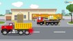 Construction Trucks Cartoon - The Truck transporting the load - Cars and Trucks Cartoons Episode 73