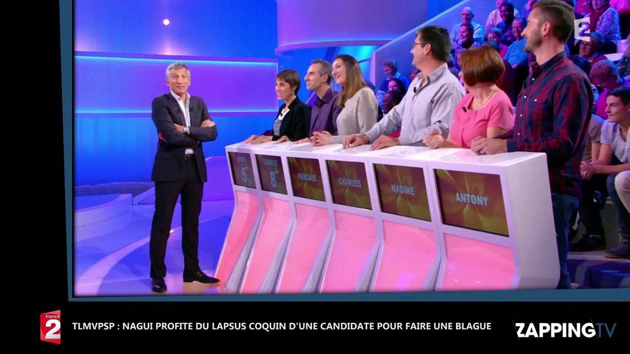 TLMVPSP : Nagui réagit avec humour au lapsus coquin d’une candidate (Vidéo)