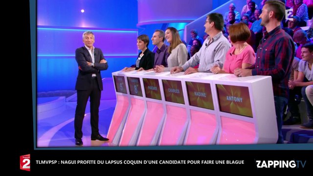 TLMVPSP : Nagui réagit avec humour au lapsus coquin d’une candidate (Vidéo)