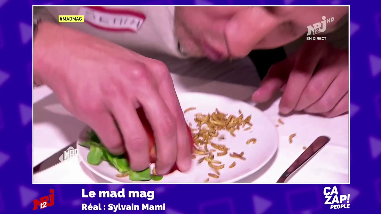 Mad Mag : ils mangent des vers en direct !