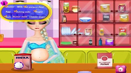 Frozen Games - Pregnant Elsa Cooking Pancakes - Cooking Games