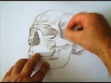Self-Learning | Drawing Human Skull | How to draw Skulls | Academic Drawing