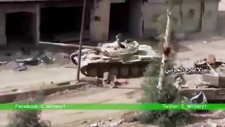 Продвижение Сирийской армии в лагере Хан-Шейх в Дамаске