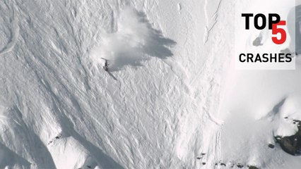 Top 5 Crashes on the Freeride World Tour