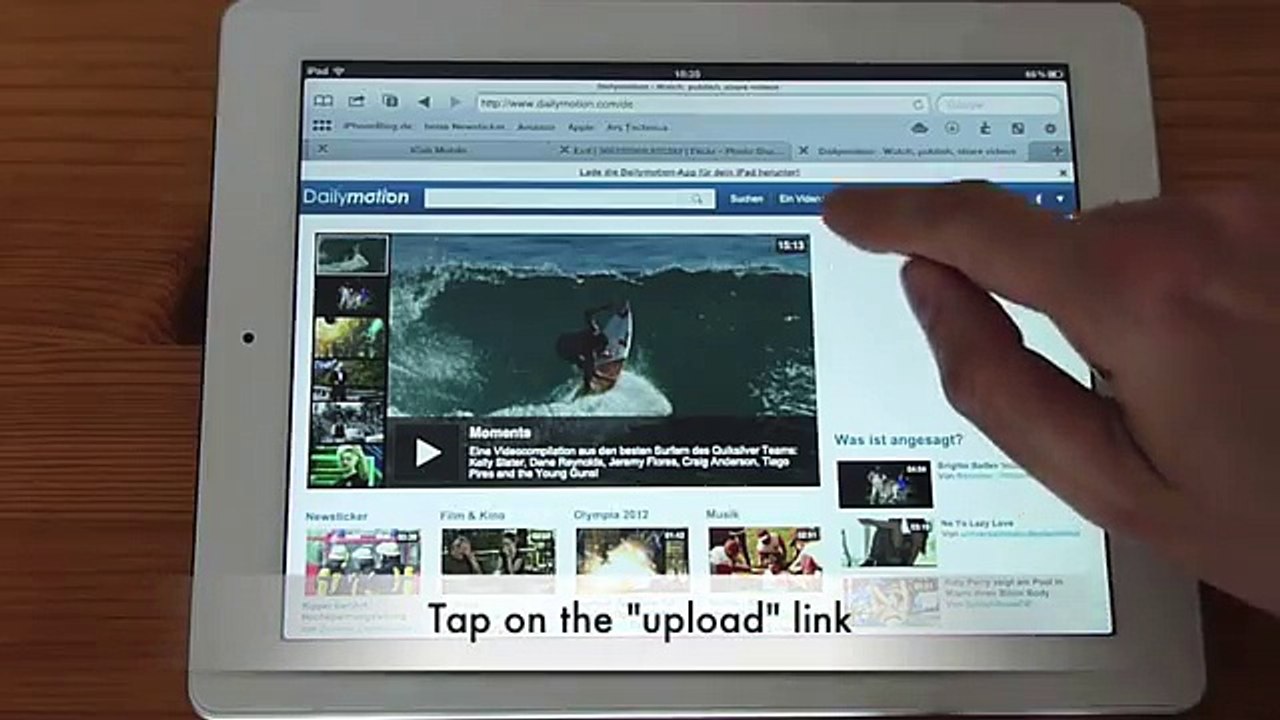 Video Upload on DailyMotion.com with Mobile