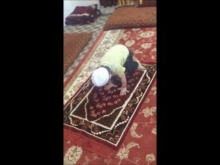 Baby Boy Performing Salah