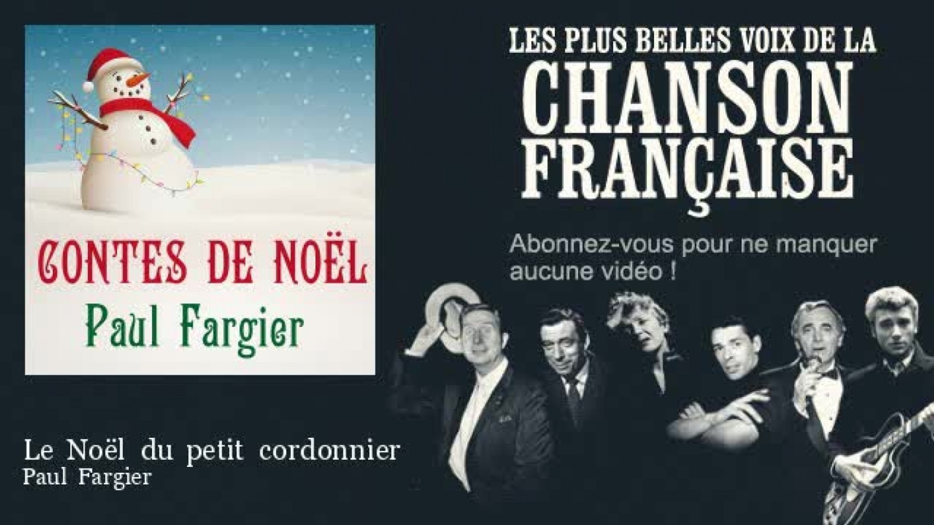Paul Fargier Le Noel Du Petit Cordonnier Video Dailymotion