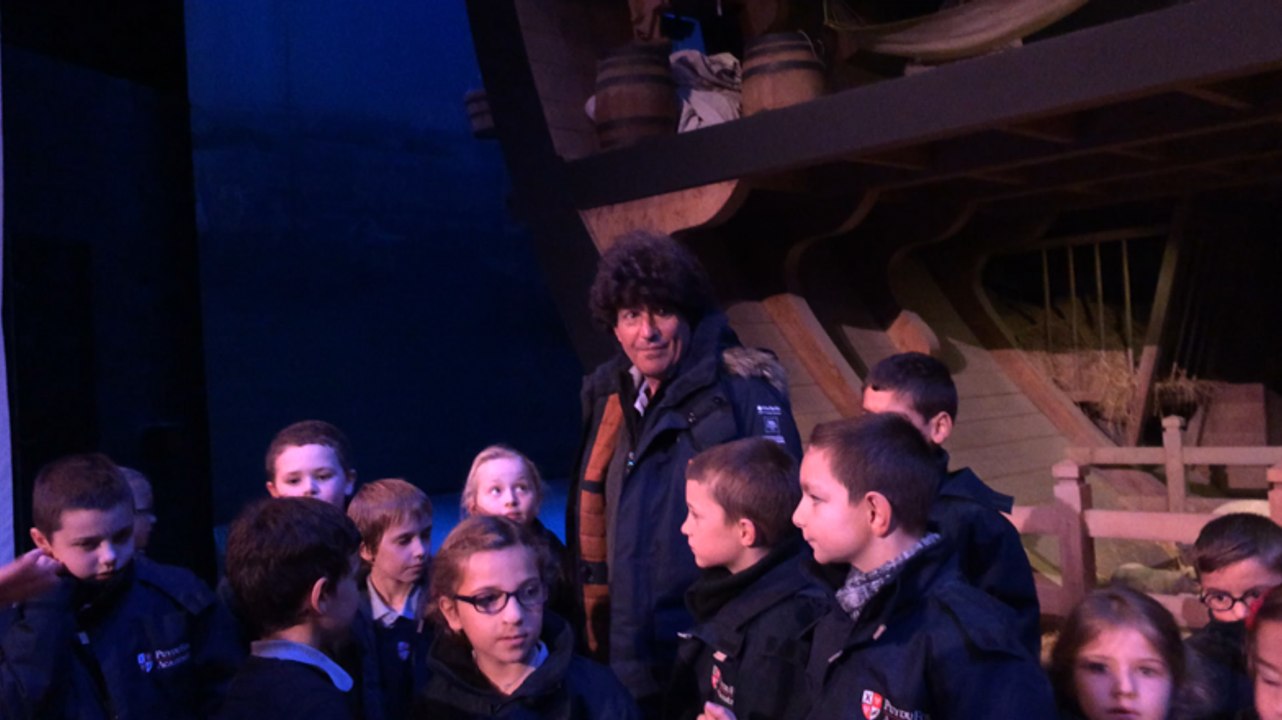 Jean Le Cam à la rencontre des écoliers