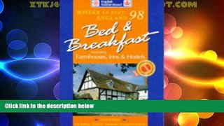 Big Deals  Where to Stay England 98:  Bed and Breakfasts  Best Seller Books Best Seller