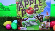 APPLE POP Board Game Challenge Kids Family Fun Night Surprise Toy Eggs by DisneyCarToys