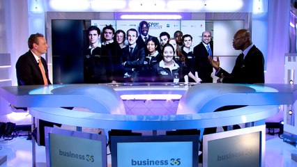 Sylvère-Henry Cissé, Journaliste Canal + et Fondateur de Sport & Démocratie invité par Alain Marty dans Business 365