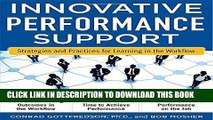 Ebook Innovative Performance Support:  Strategies and Practices for Learning in the Workflow Free