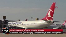 THY Diyarbakır uçağı için bomba ihbarı