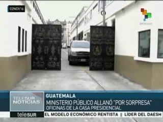 Guatemala: MP allana oficinas de la Casa Presidencial