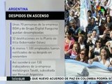 Política de despidos en Argentina va en aumento