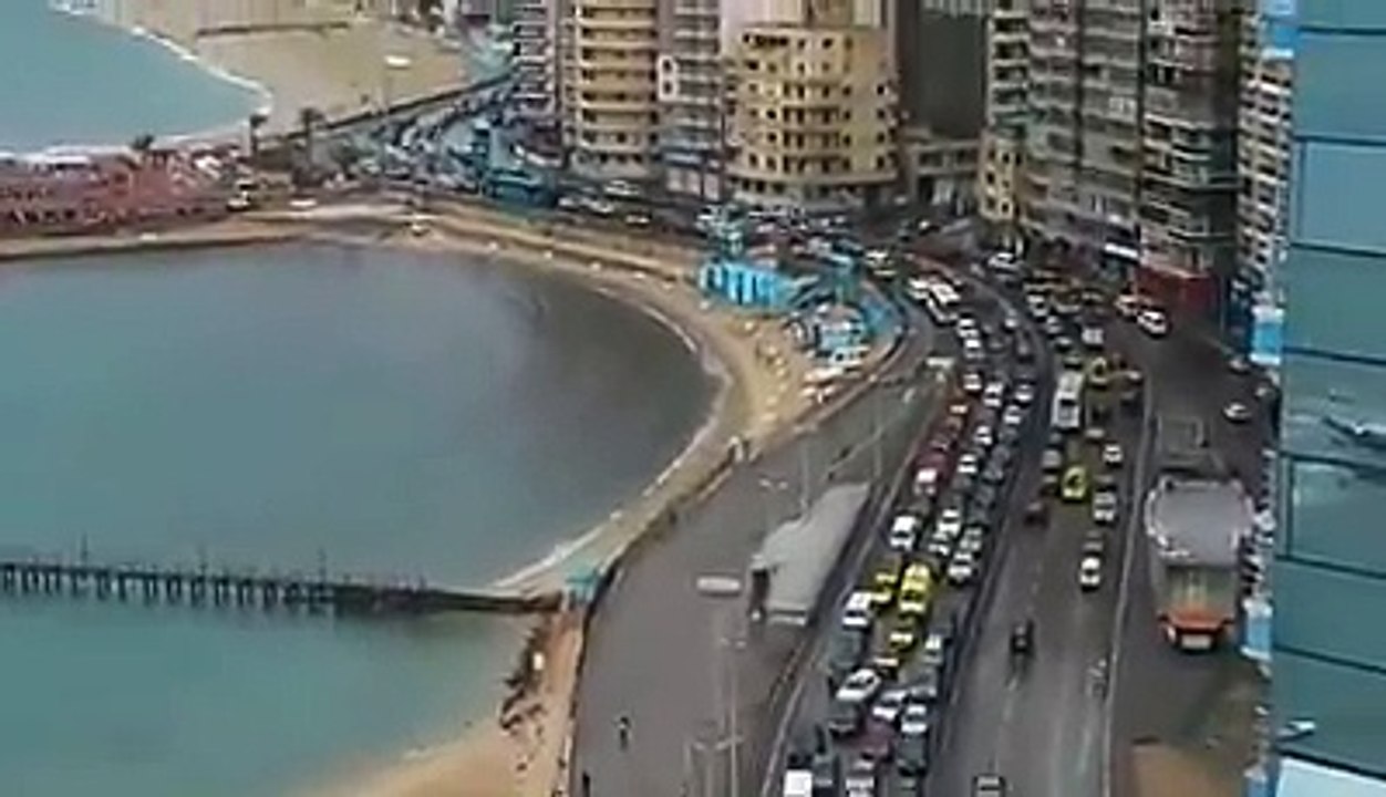 Miami Alexandria this morning, rain
