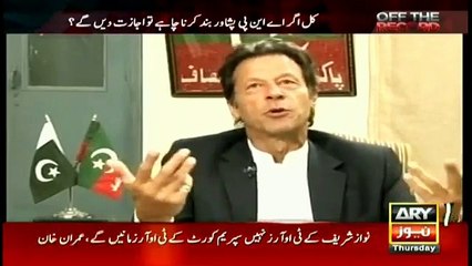 Your supporters use to come on 24 hours notice on Jalsas - Imran Khan