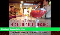 Books to Read  Cocktail Culture: Recipes   Techniques from Behind the Bar  Best Seller Books Most