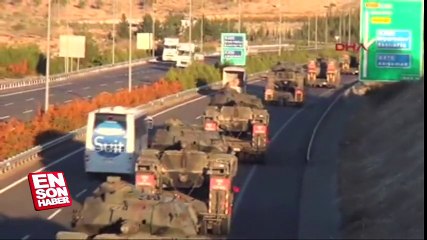 Çankırı'dan gönderilen askeri araçlar Silopi'ye ulaştı