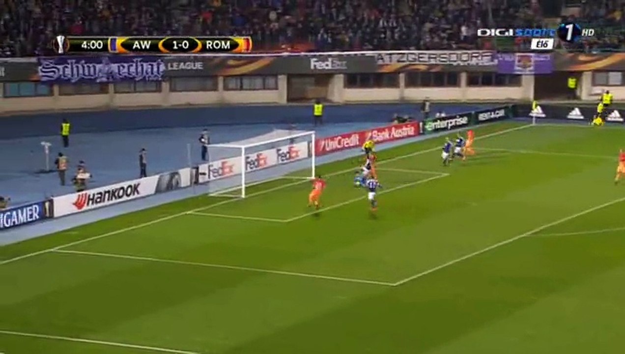 Edin Dzeko Goal HD - Austria Vienna 1-1 AS Roma - 03-11-2016