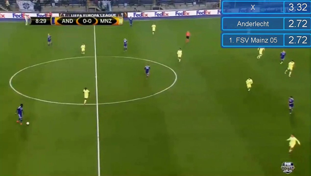 Nicolae Stanciu Goal HD - Anderlecht 1-0 Mainz 05 - 03.11.2016 HD